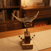 Riyumyi Handcrafted Wooden Manta Ray Automaton