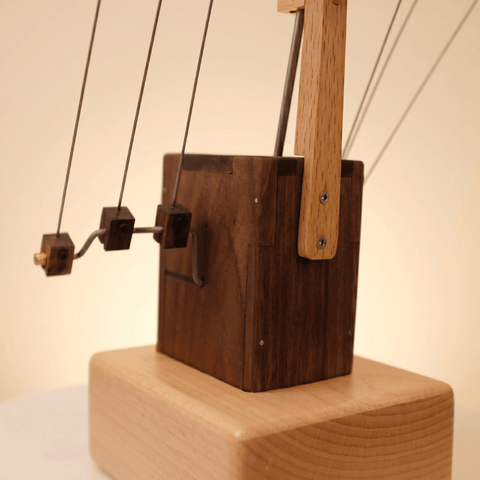 Riyumyi Handcrafted Wooden Manta Ray Automaton