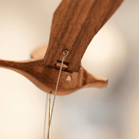 Riyumyi Handcrafted Walnut Swan Automaton